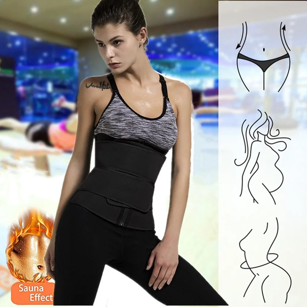 1pc Waist Trainer Slimming Body Shaper Fitness Belt